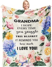 60&quot; X 50&quot; Xutapy Grandma Gifts Blanket, Great Grandma Birthday Gifts, Grandma - £31.24 GBP