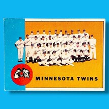 1963 Topps Baseball #162 Minnesota Twins Team VG - $3.59