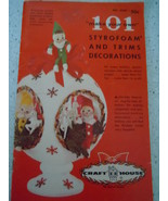 Vintage 101 Make Your Own Styrofoam And Trim Decorations 1965 - £5.52 GBP