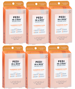 Voesh Pedi In A Box Deluxe 4 Step Pedicure - Tangerine Glow (Pack Of 6) - $54.19 CAD