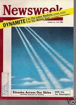 Newsweek Magazine Now Jets for Passengers Mar. 25, 1957 - £11.62 GBP