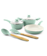 Gibson Home Plaza Cafe 7 Piece Essential Core Aluminum Cookware Set in S... - $123.02 CAD