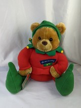 Hallmark Chris the Elf Bear Plush 14 Inch Stuffed Animal Toy - £6.91 GBP