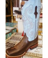 Ferini Boot, Turquoise and Brown - £106.17 GBP