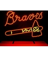 Brand New MLB Atlanta Braves Baseball Beer Bar Neon Sign 17&quot;x 14&quot; [High ... - £110.76 GBP
