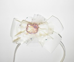 Hello Kitty Style White Triple Bow Headband - £6.98 GBP