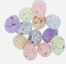 Bird Sized Eggs - Pastel Speckled for Crafts, Spring Decor - Plastic - 12 Pieces - $10.00