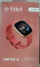 Fitbit - Versa 4 Fitness Smartwatch - Copper Rose Open Box - £93.02 GBP