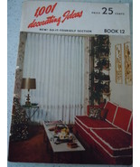 1001 Decorating Ideas Consolidated Trimming Corp 1950’s - £3.11 GBP