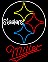 Miller NFL Pittsburgh Steelers Neon Sign - £558.74 GBP