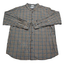 Columbia Shirt Mens 2XL Plaid Outdoors Button Up Long Sleeve - £18.14 GBP