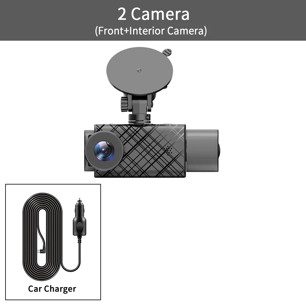 Dash Cam 3 Camera Car Video Recorder FHD 1080P 3*Channel DVR Video Registrator   - £97.76 GBP