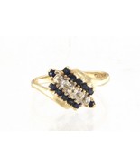 12 Women&#39;s Cluster ring 10kt Yellow Gold 434328 - $2,783.62 MXN