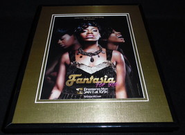 Fantasia For Real 2009 Framed 11x14 ORIGINAL Vintage Advertisement VH1 - $34.64