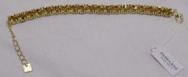 PARK LANE Limited Edition golden finish PINEAPPLE Impression Bracelet 7"+2" - $116.83