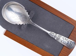 c1880&#39;s Gorham Fontainebleau Sugar spoon F monogram - £65.17 GBP