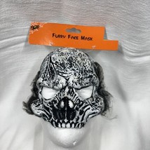 Halloween Mask Costume Furry Face Skeleton Creepy Party Props Scary - $14.54