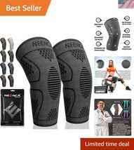 FDA-Approved X-Large Knee Brace for Pain Relief - 2-Pack Compression Sle... - $45.00