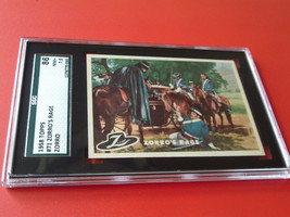 1958 Topps Zorro # 71 Zorro&#39;s Rage Sgc 86 Near Mint+ !! - £47.95 GBP