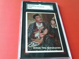 1958 Topps Zorro # 78 Diego The Troubador Sgc 84 !! - £47.95 GBP