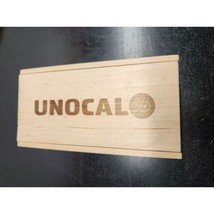 Vintage Unocal 76 Wooden Box Empty -Slide Cover - 8 x 4 Inches - 3 Inche... - £25.37 GBP