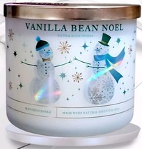 Bath &amp; Body Works New Vanilla B EAN Noel 3-Wick Candle 14.5 Oz - $25.74