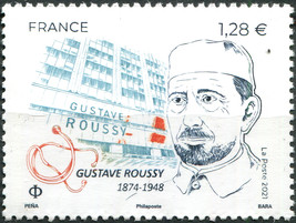 France 2021. Gustave Roussy (1874-1948), Neurologist (MNH OG) Stamp - £2.98 GBP