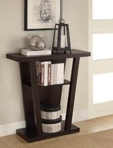 Console Table Contemporary Style Wood Furniture Storage Space Home Decor... - $133.53