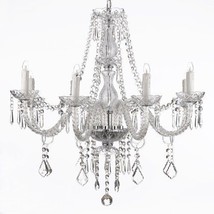 Elegance Crystal Chandelier Lighting Hanging Light Traditional Home Livi... - £169.85 GBP