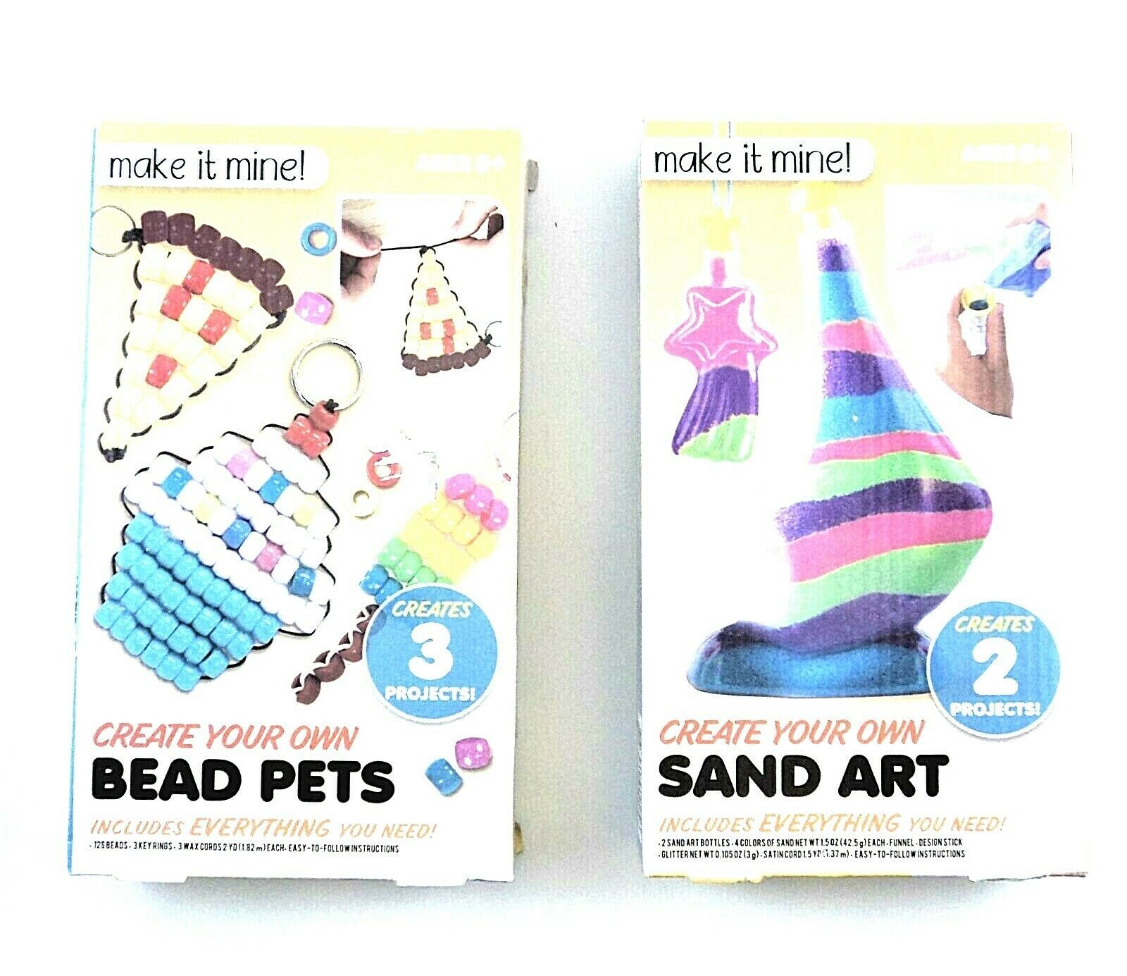 Horizon Group Make It Mine Create Your Own Sand Art / Bead Pets Fun Kids Box Kit - $5.99