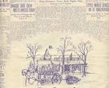 King George Inn &amp; Hessian&#39;s Pub Menu Village of Olde Dorneyville Pennsyl... - $27.72