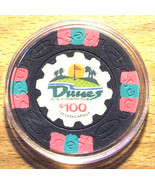 $100. Dunes Casino Chip - Las Vegas, Nevada - 1989 - £18.84 GBP