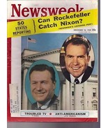 Newsweek: Can Rockefeller Catch Nixon November 16, 1959 - £11.66 GBP