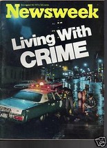 Newsweek Magazine  Living With Crime December 18, 1972 - £11.62 GBP