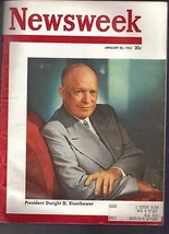 Newsweek: President Eisenhower January 26, 1953 - £15.53 GBP