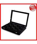 Luxury Jewelry Tray with Clear Glass Lid - Ideal Jewelry Organizer for W... - $571.18 MXN