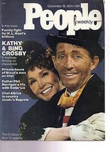 People Magazine Kathy &amp; Bing Crosby December 16, 1974 - £11.63 GBP