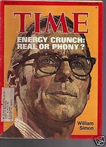 Time Magazine William Simon January 21, 1974 - £11.60 GBP