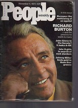 People Magazine Richard Burton November 4, 1974 - £11.85 GBP