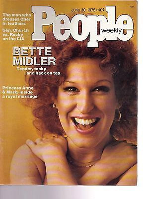 People Magazine Bette Midler June 30, 1975 - $14.80