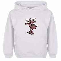 Boys Girls Hoodies Sweatshirt Pullover Cute Christmas Reindeer Kids Gift Tops - £21.04 GBP