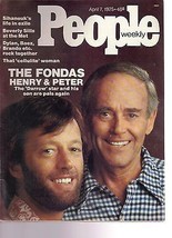 People Magazine The Fondas Henry &amp; Peter April 7, 1975 - £11.59 GBP