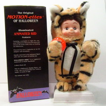 The Original Motion-ettes of Halloween Animated Motionette Kid Tiger - £20.29 GBP