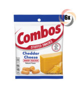 6x Bags Combos Cheddar Cheese Flavor Baked Cracke Stuffed Snacks | 6.3oz - £23.82 GBP