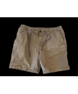 Tommy Bahama Shorts Size XL Mens Tan Khaki Elastic Waist Drawstring 7&quot; I... - $518.20 MXN