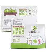 Multipurpose Turkey Oven Bags - Made in USA - 19&quot; X 24.5&quot; - 25 Pa - £25.53 GBP