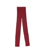 NEW Ladies Footless Tights Burgundy Maroon adult one size nylon - $8.95