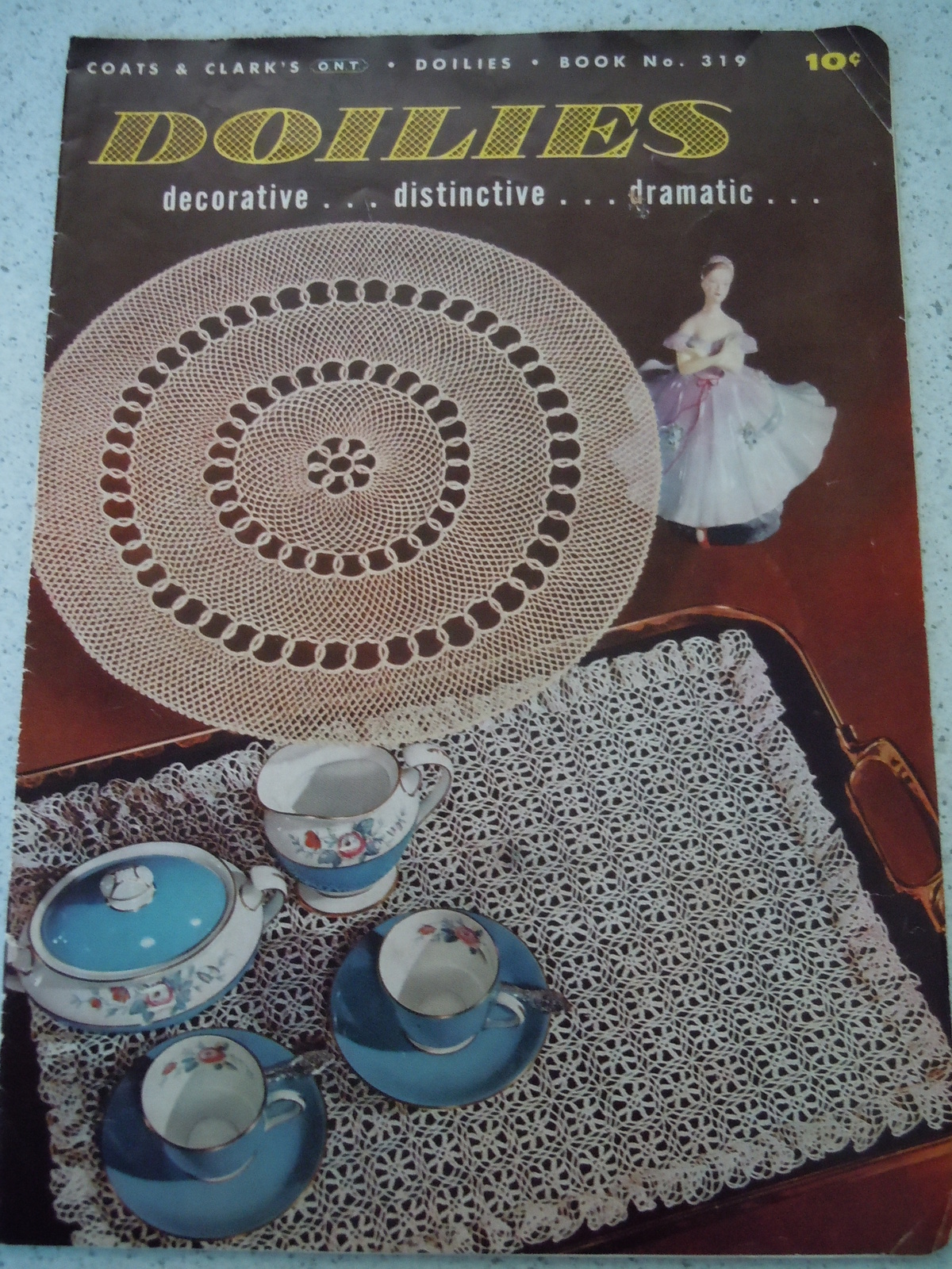 Coats & Clark Doilies Pattern Booklet 1955 - $6.99
