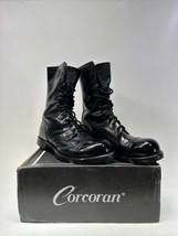 Corcoran Military Jump Combat Cap Toe Vintage Mens Black Leather Boots S... - £119.74 GBP