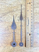 Antique Clock Hands Set 5 7/8 Long Minute Hand (See Desc For Arbor Size)... - $34.99